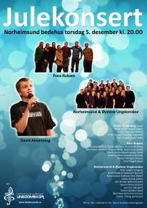 Julekonsert 13 plakat